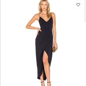 Shona Joy navy blue cocktail dress